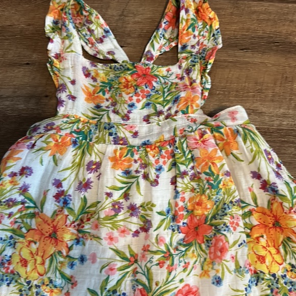 Angel Dear Floral Dress Set 12-18 Muslin - Picture 2 of 4
